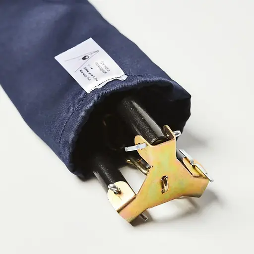 Тринога сталева туристична похідна розбірна в чохлі для підвішування казана з гачком (1 м), РКС-Пром 87695 - фото 2