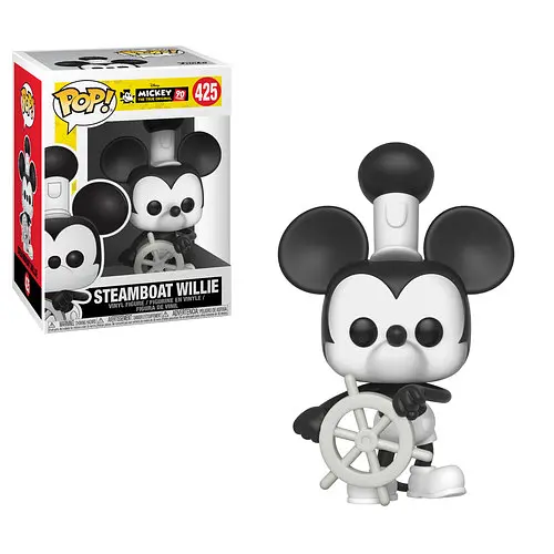 Фігурка Funko Pop Дісней Міккі Маус Пароплав Віллі DISNEY Mickey's 90th Steamboat Willie 10 см FP M SW 425