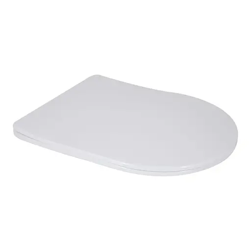 Сиденье для унитаза Mixxus Seat Cover Bevel-2006 460x360x40 мм, с микролифтом MI6733, Белый - фото 1