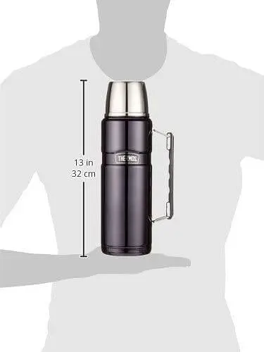 Термос Thermos с чашкой 1.2 л Stainless King-Flask Gun Metal (170024) - фото 3