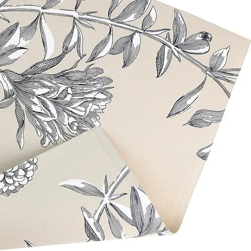 Ранер двухслойный МВМ My Home (MVM) Тоскана бежевый с принтом 35 x 50 см (KT-18 M BEIGE/PRINT) - фото 4