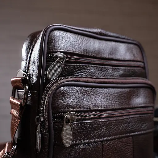 Сумка кожаная мужская Vintage 16,5х19,5х6 см sum0012331 - фото 5