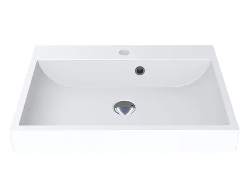 Умивальник Miraggio Varna 600 mirasoft 0001025, Білий матовий - фото 3