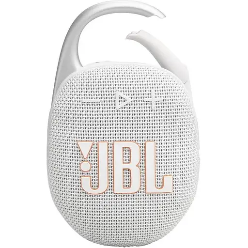 Портативна колонка JBL Clip 5 White (JBLCLIP5WHT) - фото 1