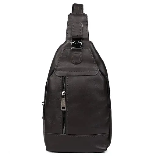 Кожаная сумка-слинг Tarwa 27х18х5 см sum0025569 - фото 3