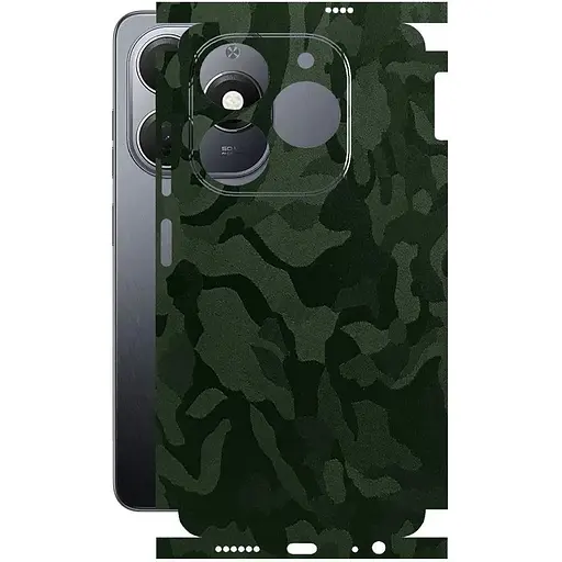 Захисна плівка StatusSKIN для Tecno Spark 20 Корпус Вініл Камуфляж зелений - фото 1