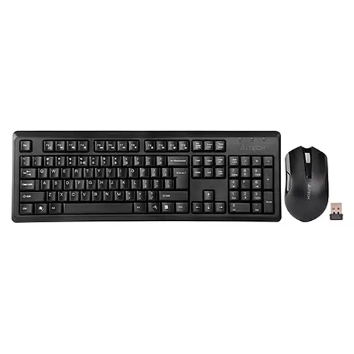 Бездротовий комплект (клавіатура + миша) A4Tech 4200N V-Track Wireless Black (4200N (GR-92+G3-200N)) - фото 1