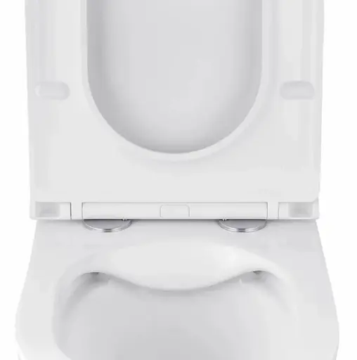 Унитаз подвесной безободковый Kroner Armada WHI513636 RIMLESS с сиденьем Slim Duroplast / Soft-close / Quick relase (KA513636WHIR) (CV029610) - фото 4