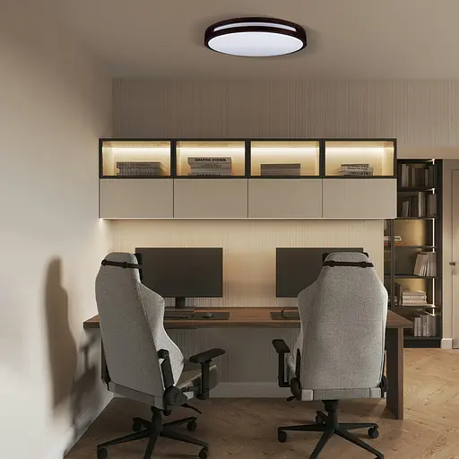 Потолочный светильник Vestum GLOW SLOT 80W 490*65мм с пультом - фото 7