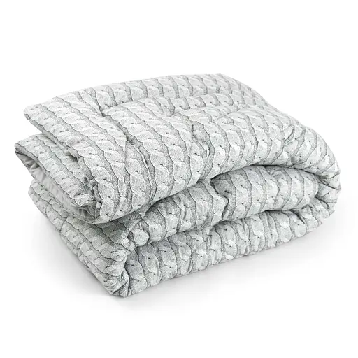 Одеяло силиконовое Руно Grey Braid 200х220 см Р322.52_Grey Braid