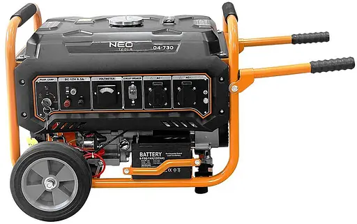 Генератор бензиновий Neo Tools 2.8/3кВт, електростартер + Портативний зарядний пристрій сонячна панель (90-140) - фото 15