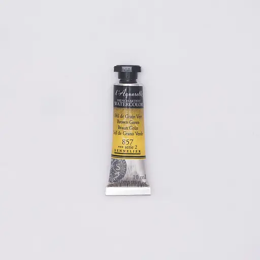 Акварельна фарба Sennelier L'Aquarelle, 10 мл, S2, Коричнево-зелений (Brown Green)