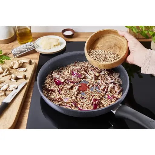Сковорода Tefal Healthy Chef 24 см серая G1500472 - фото 8
