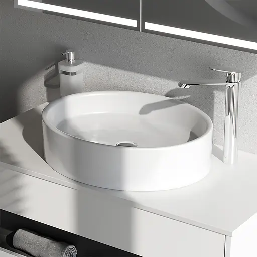 Умивальник Am.Pm Func 55 см білий MFAWCC20550WG, Білий - фото 2