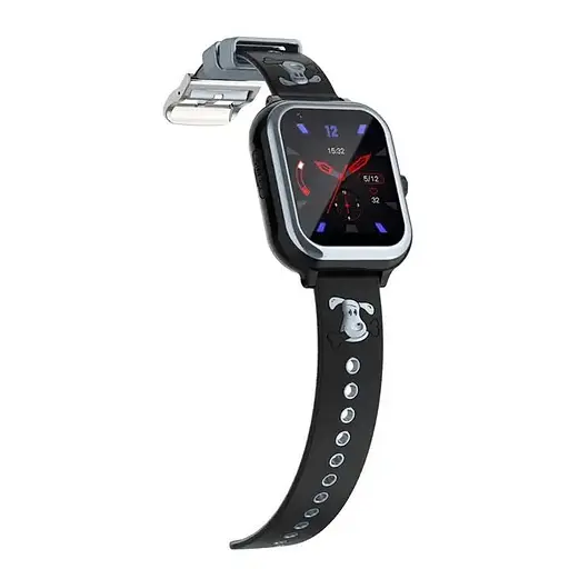 Дитячий смарт-годинник Lemfo T29 з GPS-трекером камерою та прослуховуванням ОС Android Чорний - фото 3