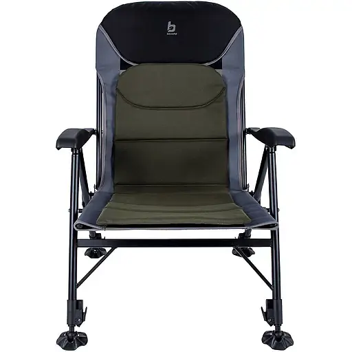 Крісло розкладне Bo-Camp Pike чорне/сіре/зелене (1204110) - фото 3