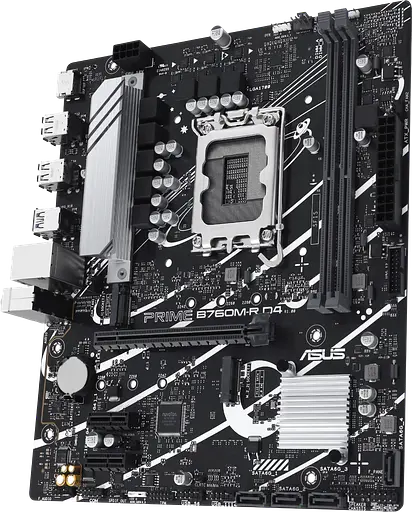 Материнская плата Asus B760M-R Prime D4 LGA 1700 (PRIME B760M-R D4) Б/У - фото 1