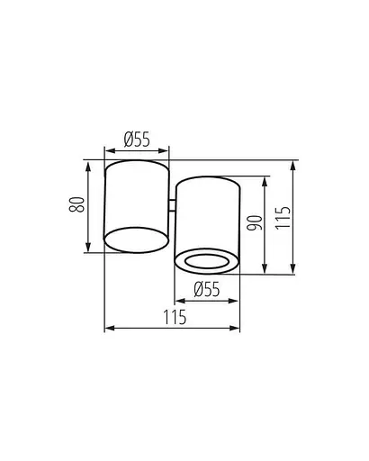 Спот Kanlux 32951 Blurro GU10 CO-W - фото 4
