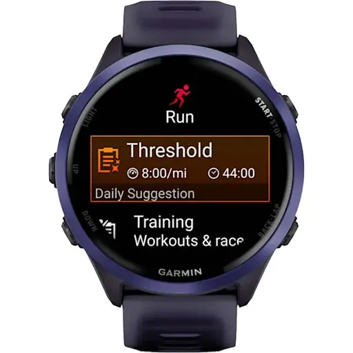 Смарт-часы Garmin Forerunner 570, 47 мм Indigo Aluminium with Translucent Imperial Purple/Indigo Band 010-02971-02 (142391) - фото 2