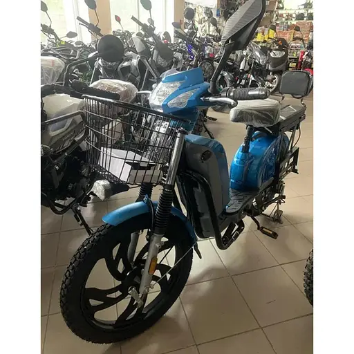 Електроскутер Двомісний Crosser E-Delta (1000W,60V,15Ah) Синій - фото 4