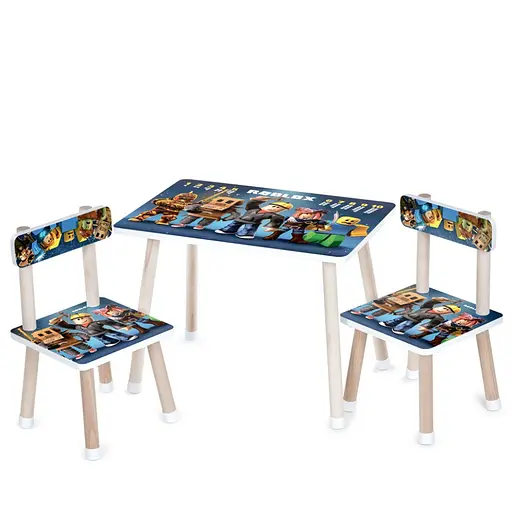 Дитячий столик M 501-23 стільниця 60 х 40 см, 2 стільчики