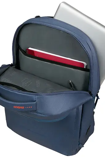 Рюкзак 15,6" American Tourister URBAN GROOVE NAVY/ORANGE 50x31х23 24G*67043 - фото 10