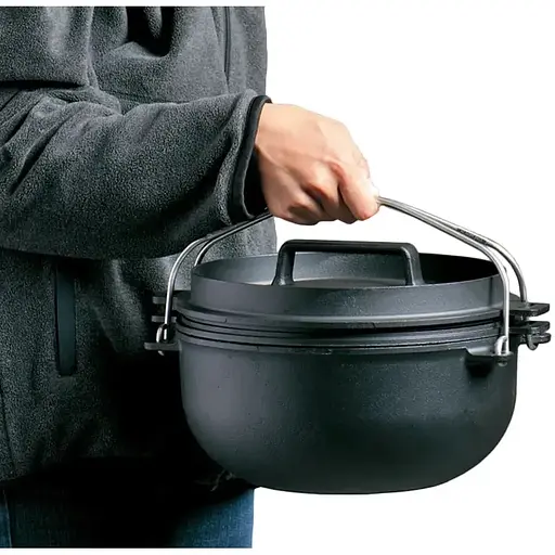 Печь чугунная Snow Peak CS-520 Cast Iron Oven 26 см - фото 3