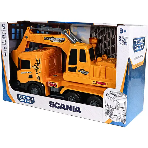 Автомодель TechnoDrive Super Big Truck Экскаватор Scania (5006KS) - фото 11