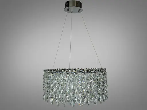 Светодиодная люстра три кольца хром 66 Вт 11 м² - фото 3