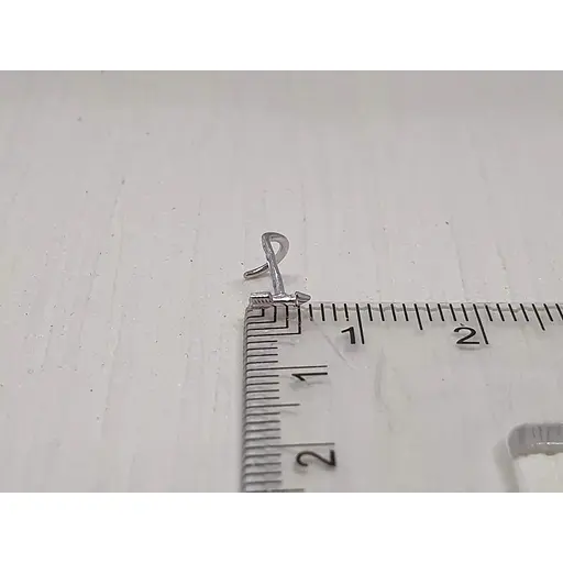 Срібна сережка-пірсинг Астор в ніс. 918-2440Р - фото 3