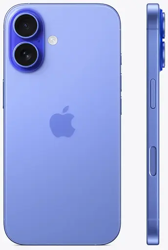 Смартфон Apple iPhone 16 128GB Ultramarine MYEC3 - фото 2