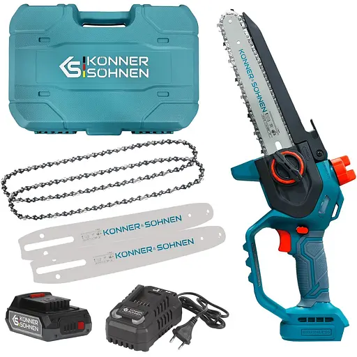 Цепная пила аккумуляторная Konner & Sohnen (KS MCS20V-8 CASE) в кейсе