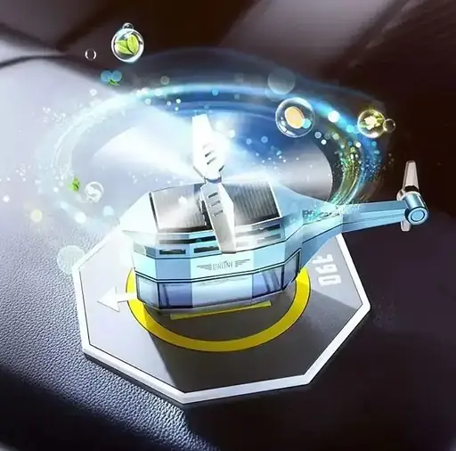 Ароматизатор автомобільний Вертоліт М1 на сонячній батареї - фото 7