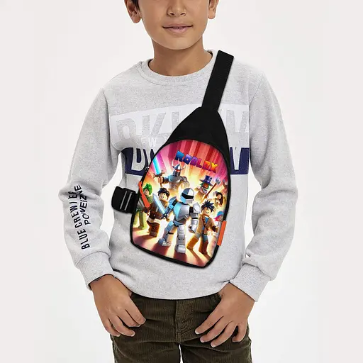 Сумка через плече дитяча Roblox 29х17 см сумка слінг для хлопчика (01974)