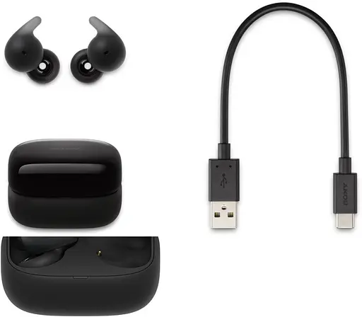 Навушники бездротові Sony Linkbuds Open (WFLS910) чорні - фото 6