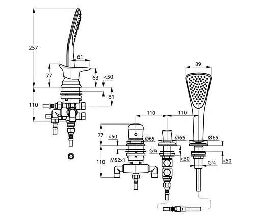 Змішувач для ванни Kludi Ambienta 534480575 - фото 2
