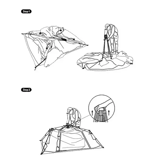 Тент для кемпінгу Naturehike CNK2450WS021 (Бежевий) - фото 2