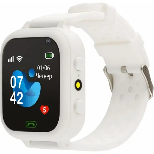 Детские умные часы Amigo GO009 Camera+LED WIFI White