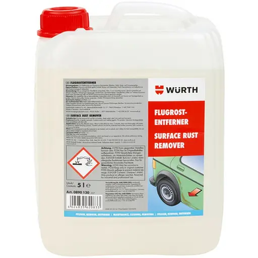 Средство Wurth для удаления поверхностной ржавчины 5 л (0890130)