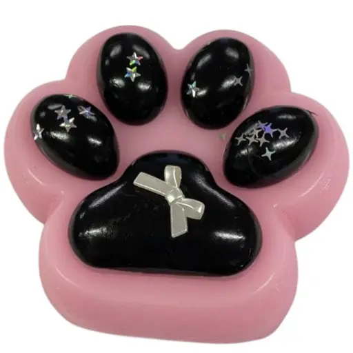 Таба лапка A-Toys велика 13 см сквіш рожева з чорним - фото 1