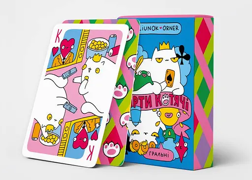 Карты игральные Оrner Maliunok. Карты кошачьи (orner-2765) - фото 6