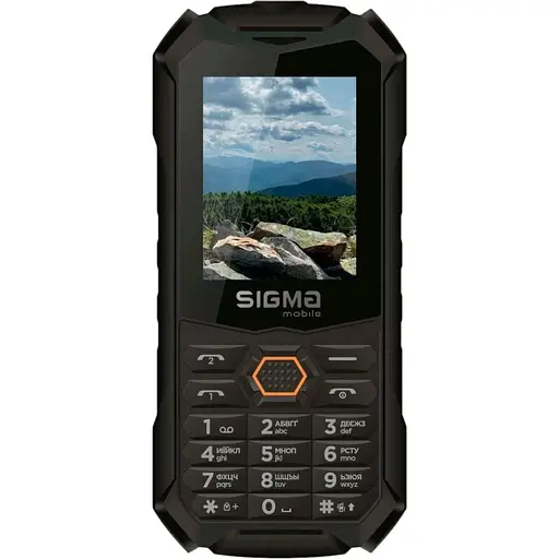 Мобильный телефон Sigma X-treme PV68 Black-Orange (UA UCRF)