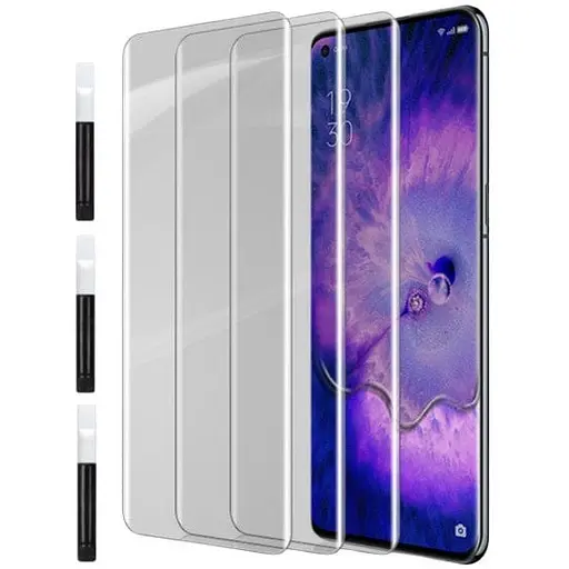 Захисне скло DK для Oppo Find X2 UV Curved 010278 clear 3 шт.