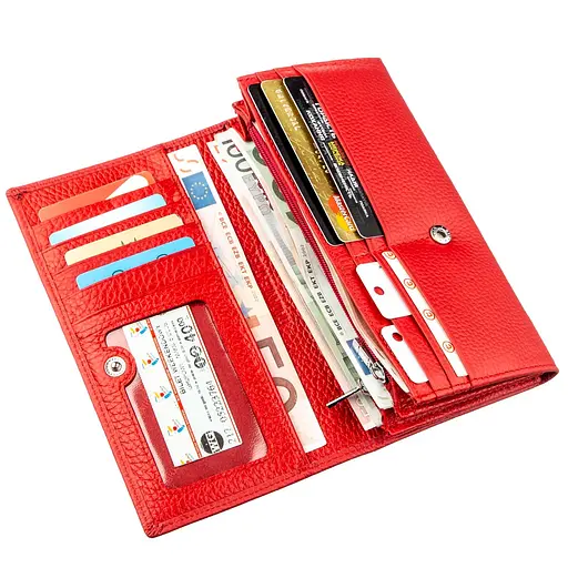 Кожаный женский кошелек ST Leather 17х9 см acs0014718 - фото 3