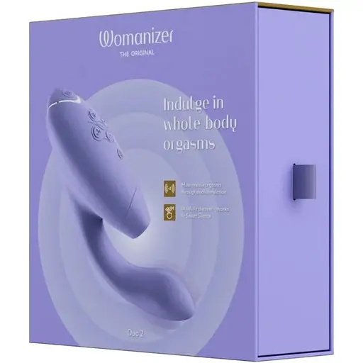 Подвійний стимулятор Womanizer Duo 2 Lilac - фото 9