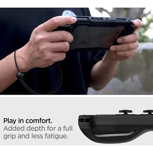 Чохол Spigen Rugged Armor для Nintendo Switch OLED Black (ACS04020) [113506] - фото 18