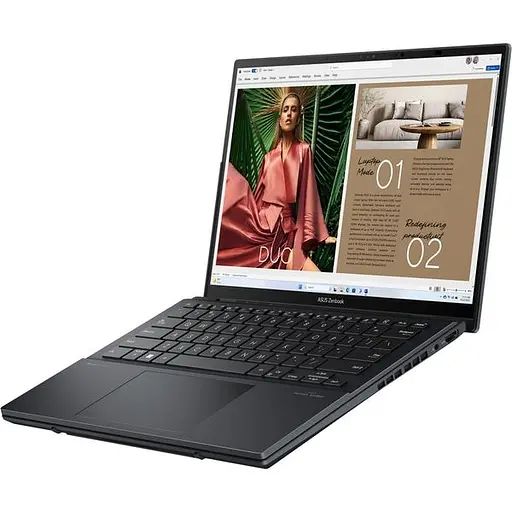 Ноутбук ASUS Zenbook DUO OLED UX8406MA-PZ043X, Intel Core Ultra 9 185H, 5.1GHz, 14 3K Touch, 120Hz, 32GB, SSD 2TB, Intel Arc Graphics, Windows 11 Pro - фото 8