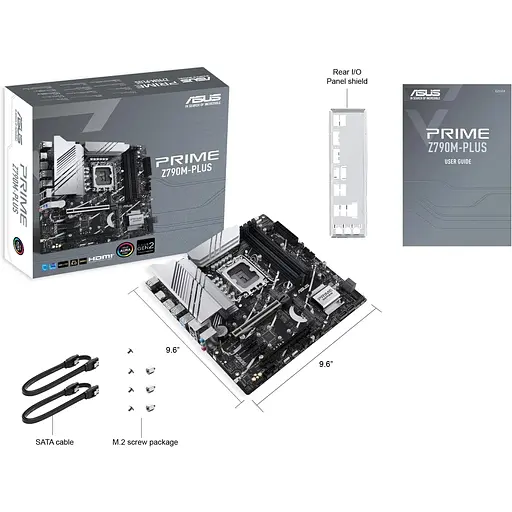Материнская плата Asus Prime Z790-PLUS s1700 Z790 4xDDR5 M.2 HDMI DP mATX - фото 3