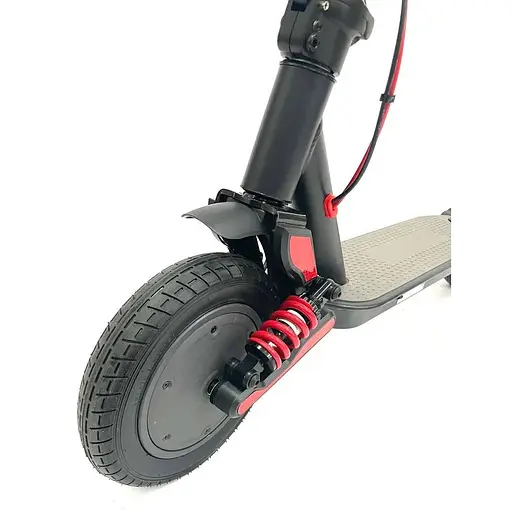 Електросамокат SNS PRO Plus 10 дюймів (700W, 12,4 Ah) + Амортизатори, Чорний - фото 5