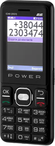 Телефон 2E E240 2023 DS Black UA UCRF - фото 4